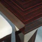 Angular Dining Table - Detail